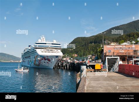 Ketchikan, Alaska. Cruise terminal Ketchikan, Southeast Alaska Stock ...