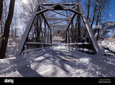 Aspen winter wonderland Stock Photo - Alamy