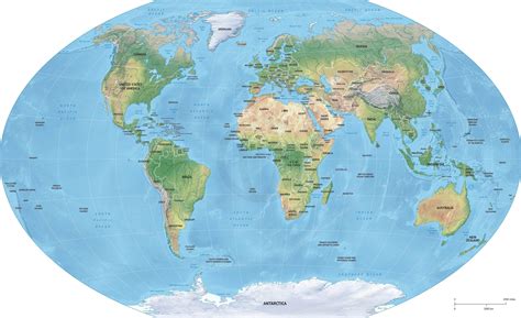 Large Flat World Map Fresh Vector World Map A Free Accurate World Map ...