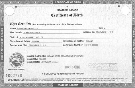 5 Birth Certificate Templates - Excel PDF Formats