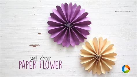 DIY Wall Decor Paper Flowers - 4 Gen Crafts