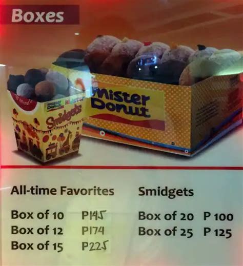 Mister Donut Menu, Menu for Mister Donut, Talisay City, Cebu - Zomato ...