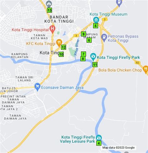 Map of Kota Tinggi, Johor - Google My Maps