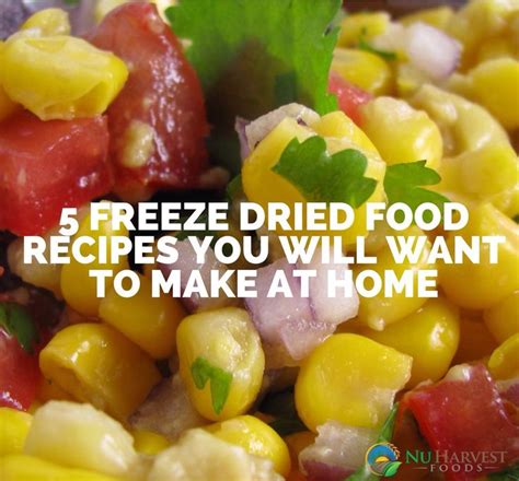 5 Freeze Dried Food Recipes You Will Want To Make At Home | Freeze ...