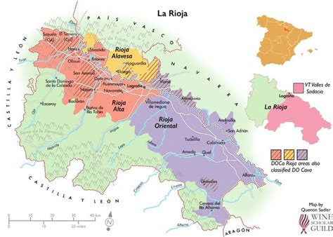 La Rioja Wine Map | Wine map, Rioja wine, Rioja