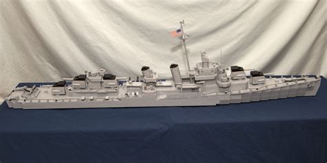 NHF Historian Wins LEGO Shipbuilding Contest with 5 Foot Long Fletcher ...