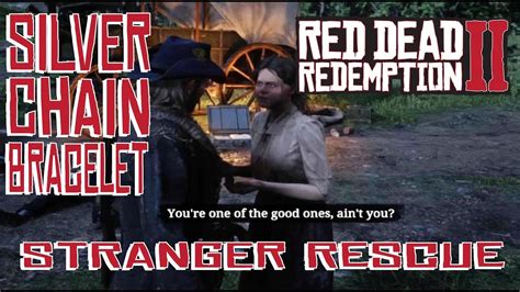 Silver Chain Bracelet Stranger Rescue Red Dead Redemption 2 - YouTube