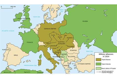 The Major Alliances of World War I