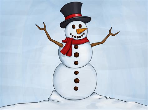 How to Draw a Snowman: 8 Steps (with Pictures) - wikiHow