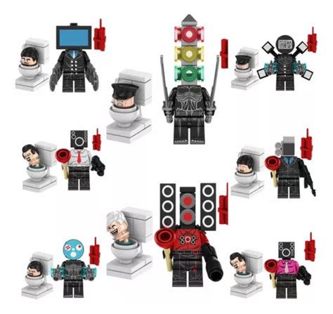 Skibidi Toilet Set De Lego 16 Personajes Para Armar | Meses sin interés