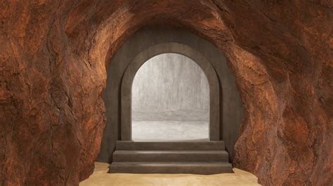 Cave tunnel 02 3D model | CGTrader