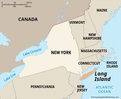 Map Of New York And Long Island - Keely Melessa