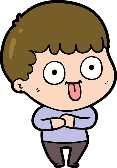 cartoon dumb kid 12544168 Vector Art at Vecteezy