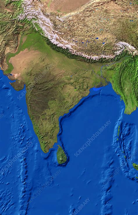 Sattlite Map Of India - Anetta Mathilda