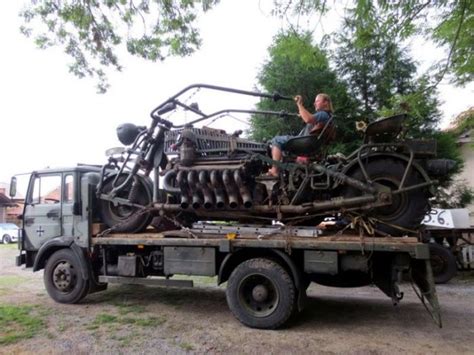 The World's Largest Motorcycle Has An Engine From A Soviet Tank (10 pics)