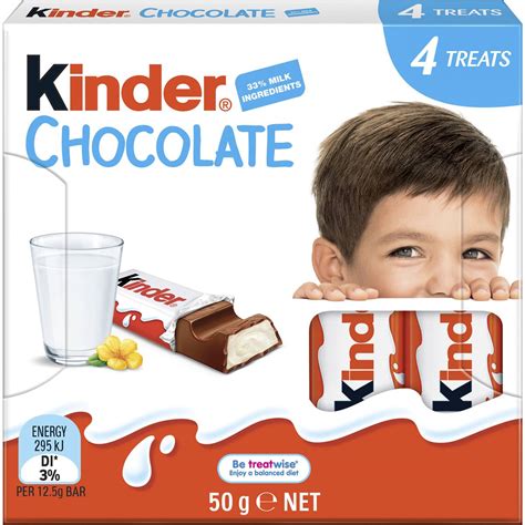 Kinder Chocolate Little Ones 4 Pack 50g | Woolworths