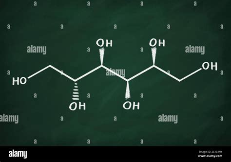 Chemical formula of Sorbitol on a blackboard Stock Photo - Alamy