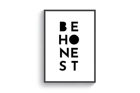 Be Honest - Printable Graphic by handriwork · Creative Fabrica