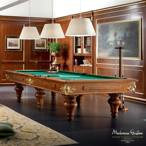 Classic pool table - BELLA VITA - Modenese Interiors Luxury Furniture ...