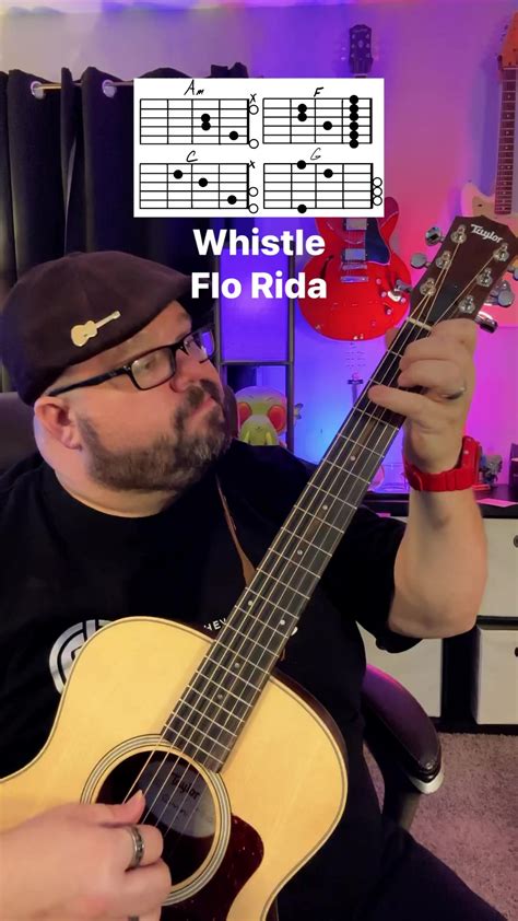 Whistle by Flo Rida Guitar Tutorial! #florida #whistle #guitar # ...