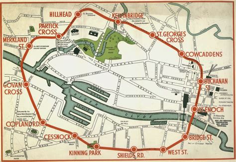 Glasgow Subway Map - Free Printable Maps