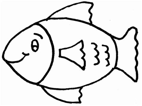 Free Simple Fish Coloring Page, Download Free Simple Fish Coloring Page ...