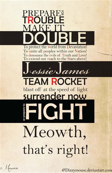 TeamRocket Motto by DizzyMouse on DeviantArt