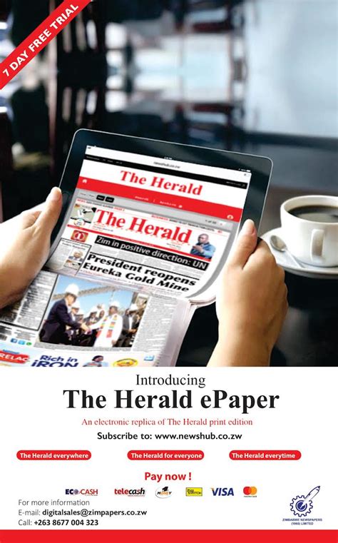 The Herald Zimbabwe on Twitter: "Introducing The Herald ePaper-An ...