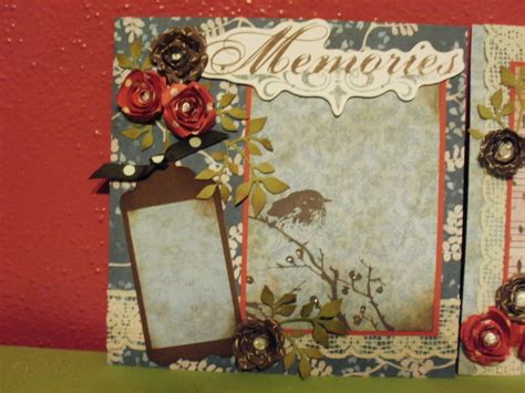 Creative Paint & Paper: 8x8 Memories scrapbook page layout set