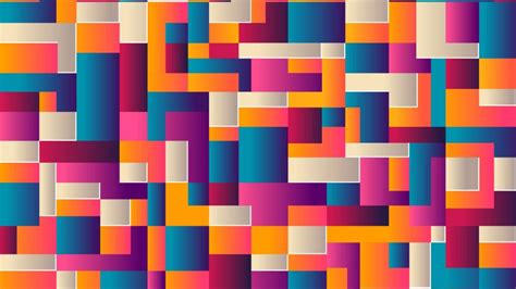 Colorful Geometric Shapes Lines Abstraction Abstract HD desktop ...