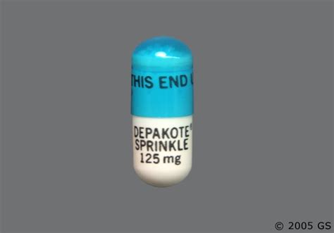 Depakote Oral Capsule, Gastro-Resistant Sprinkles 125Mg Drug Medication ...