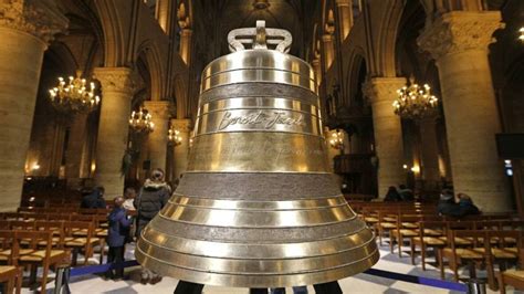 9 new bells ring in Notre Dame's 850th anniversary - World - CBC News