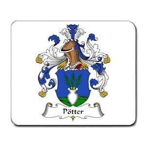 Amazon.com : Potter Family Crest Coat of Arms Mouse Pad : Office Products