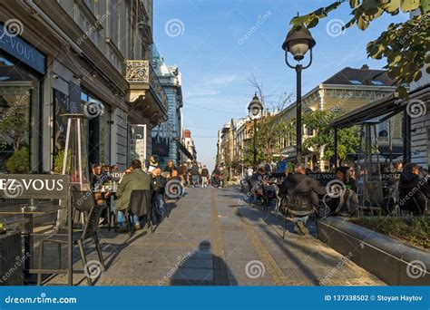 Knez Mihailova Street Prince Michael Street in the Center of City of ...