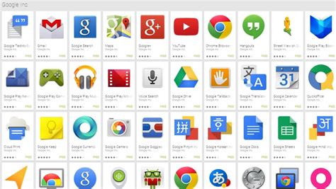 Complete List of Android Apps from Google Inc | TechToLead.com