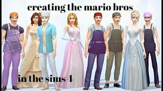 creating the mario bros in the sims 4 | Doovi