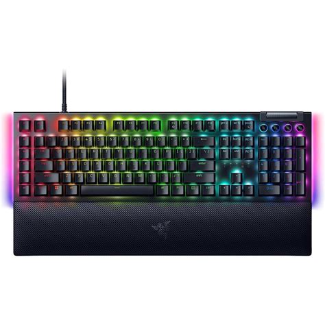 Razer BlackWidow V4 Mechanical 6 Dedicated Macro Keys Magnetic Wrist ...