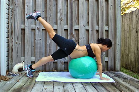 Diary of a Fit Mommy: Best Stability Ball Exercises For Pregnancy