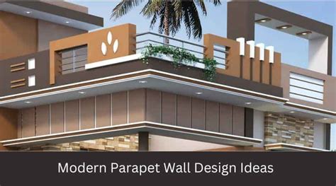 30 Parapet Wall Design Ideas Roof Parapet Railing Design Parapet Wall ...