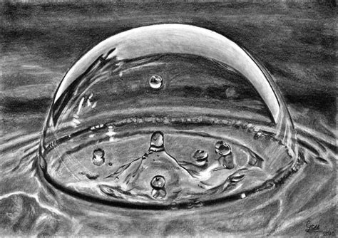 water drop pencil drawing - Google Search | Water drop drawing ...