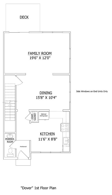 Floor Plan | The Dover | Cambria Village | Lenape Builders