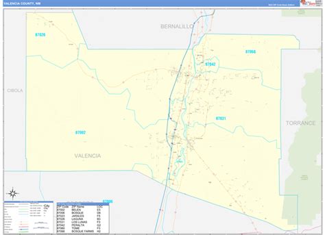 Maps of Valencia County New Mexico - marketmaps.com