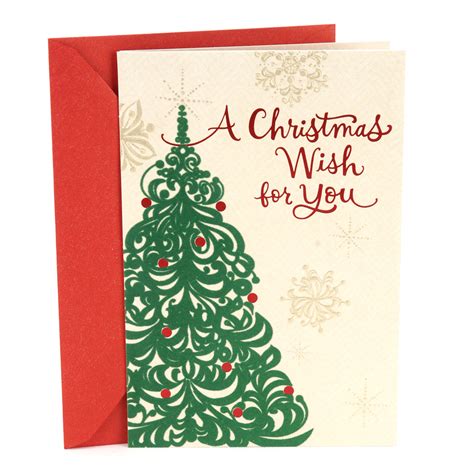 Hallmark Mahogany Christmas Card (Christmas Tree Wish) - Walmart.com