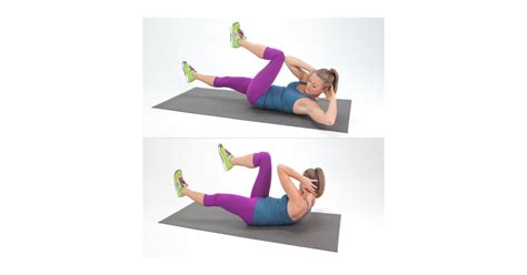 Bicycle Crunches | Crunch Variations | POPSUGAR Fitness Photo 14