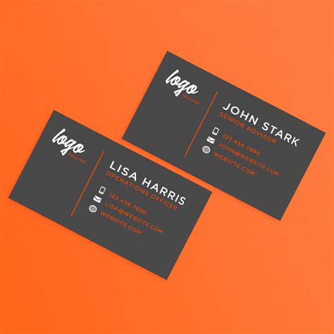 Business card design - Lillian James Creative