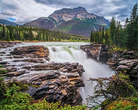 Athabasca Falls Jasper National Park Alberta Canada Banff Photograph by ...