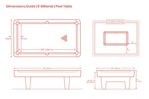 Taille Table Billard | F Wall Decoration