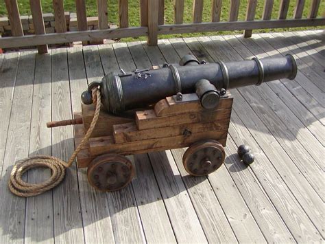 DIY Pirate Cannon for Pirate Halloween Decorations