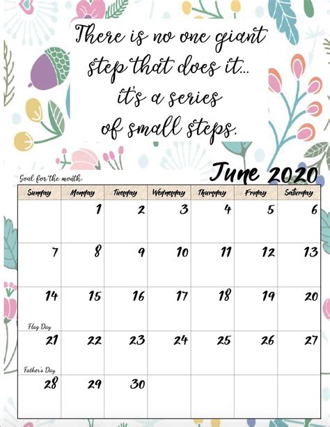 Free Motivational Quotes For A Calander | Month Calendar Printable