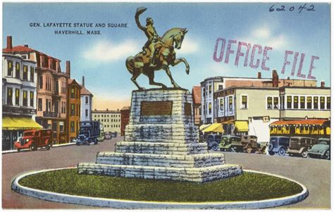 General Lafayette Statue and Square, Haverhill, Mass. - Digital ...